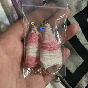 Handmade wrapped earrings